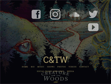 Tablet Screenshot of creatureandthewoods.com